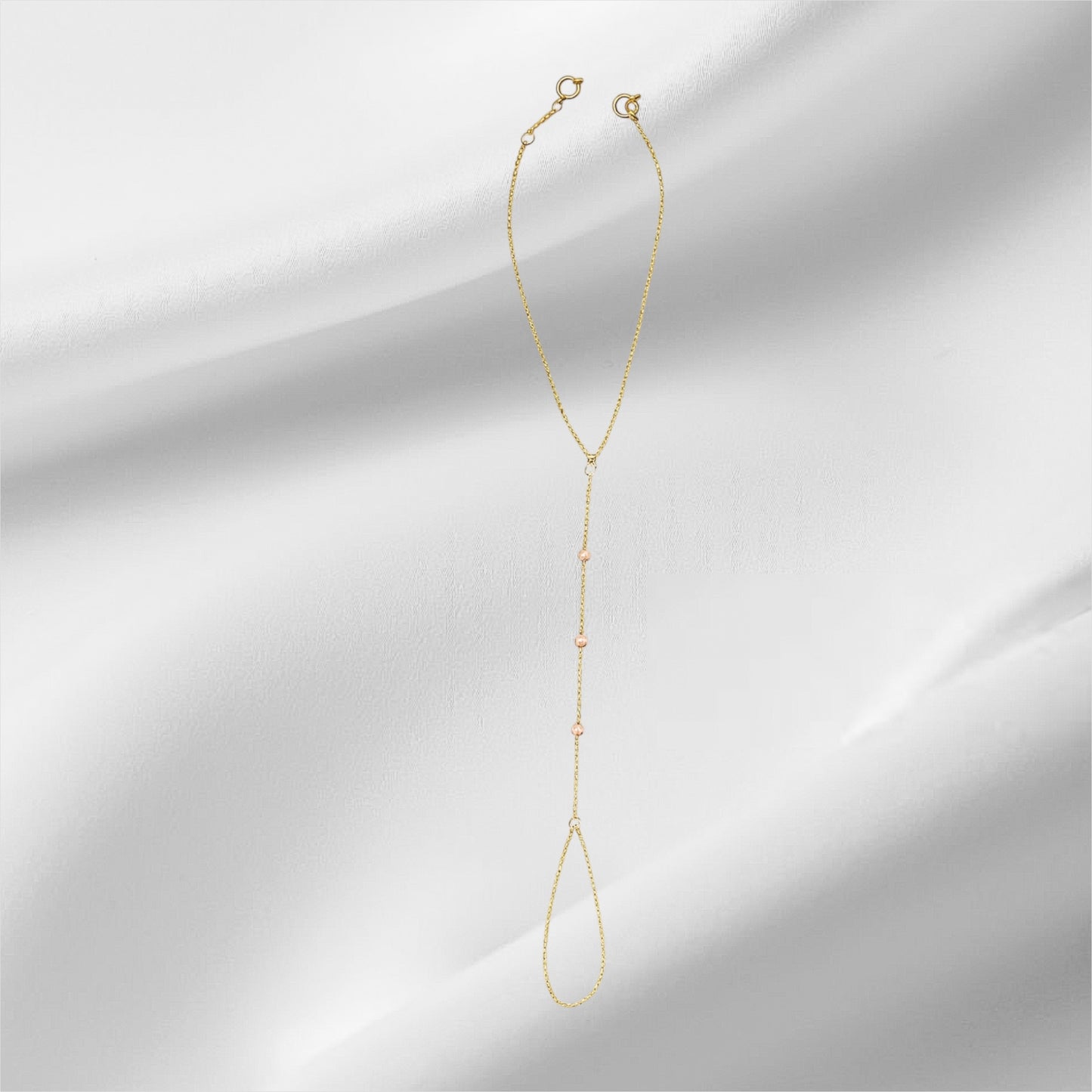 Elle Hand Chain, 18K Solid Gold