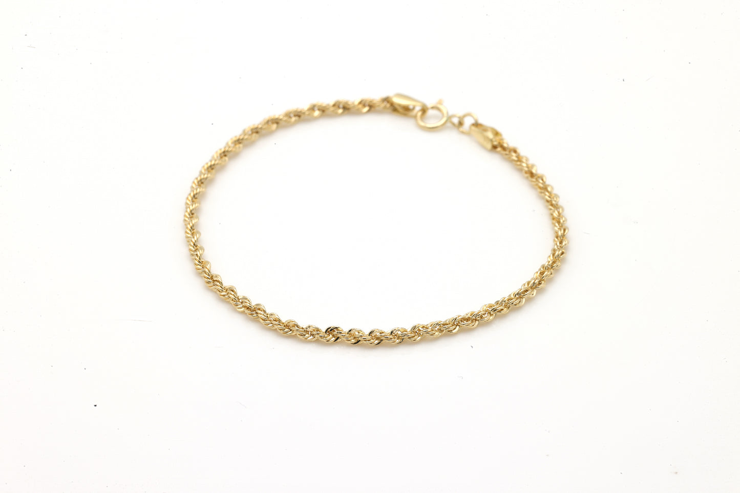Rope Chain Bracelet, 18K Yellow Gold